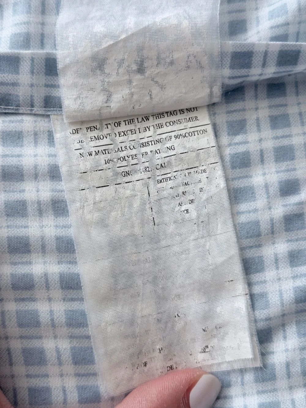 Blue White Quilt Set